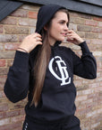 Black Marl Hoodie