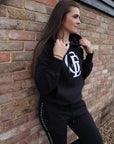 Black Marl Hoodie