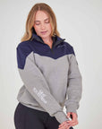 Two-Tone Navy & Grey Sweatshirt