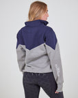 Two-Tone Navy & Grey Sweatshirt