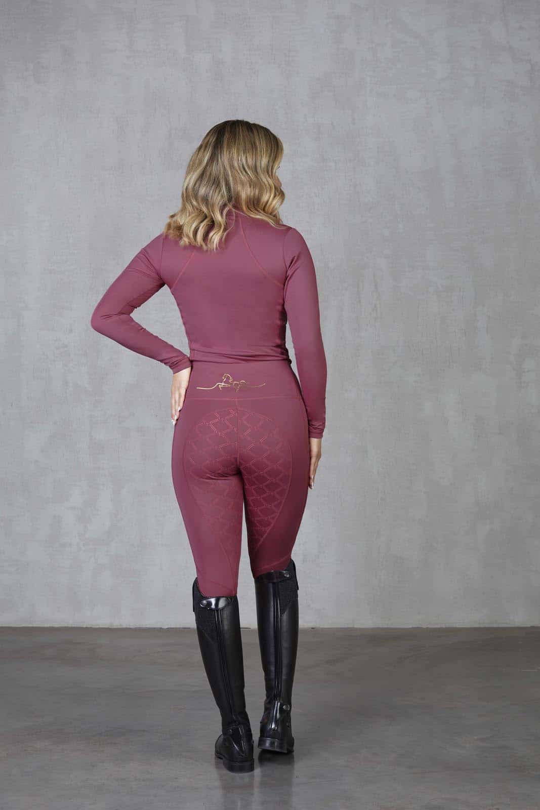 Pink fleece leggings hotsell